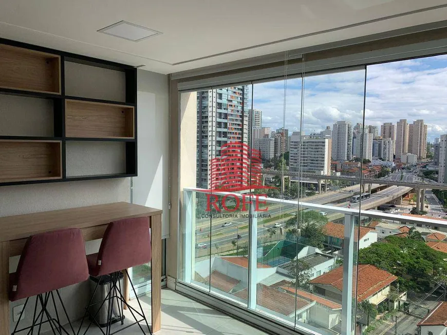 Foto 1 de Apartamento com 1 Quarto à venda, 38m² em Brooklin, São Paulo