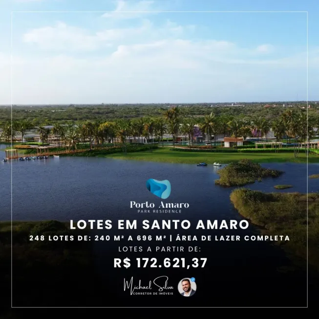 Foto 1 de Lote/Terreno à venda, 242m² em Centro, Santo Amaro do Maranhão