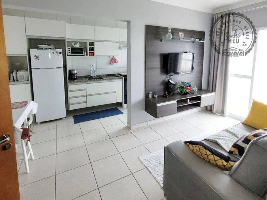 Foto 1 de Apartamento com 1 Quarto à venda, 45m² em Vila Caicara, Praia Grande