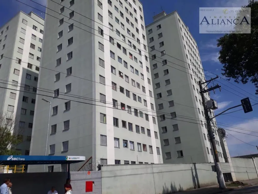 Foto 1 de Apartamento com 2 Quartos à venda, 55m² em Jardim Santo Ignacio, São Bernardo do Campo