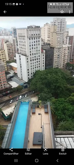 Foto 1 de Apartamento com 1 Quarto à venda, 34m² em República, São Paulo