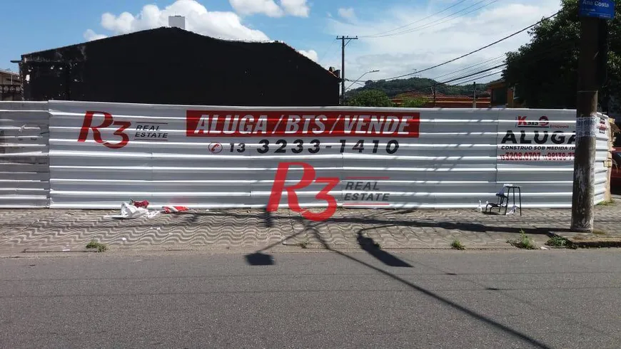 Foto 1 de Lote/Terreno para venda ou aluguel, 700m² em Vila Matias, Santos