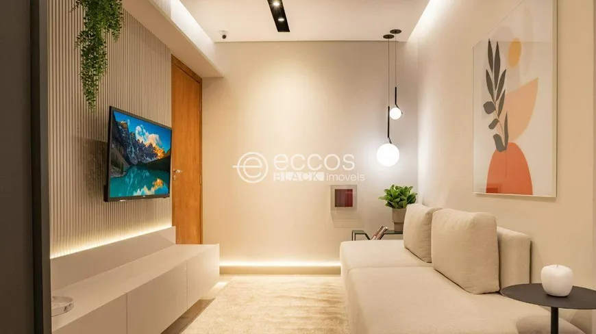 Foto 1 de Apartamento com 2 Quartos à venda, 56m² em Residencial Fruta do Conde, Uberlândia