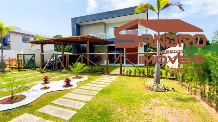 Foto 1 de Casa de Condomínio com 4 Quartos à venda, 296m² em Alphaville Abrantes, Camaçari