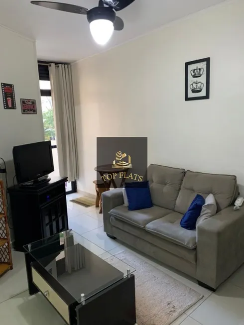 Foto 1 de Flat com 1 Quarto para alugar, 37m² em Moema, São Paulo