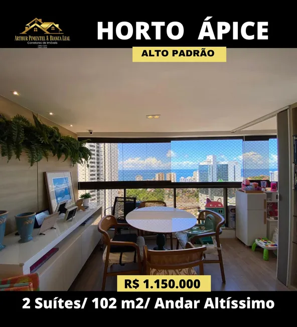 Foto 1 de Apartamento com 2 Quartos à venda, 102m² em Horto Florestal, Salvador