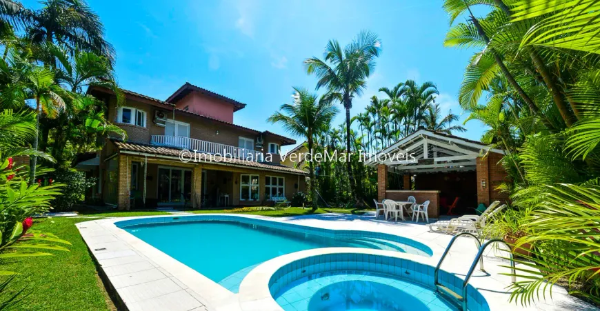 Foto 1 de Casa com 5 Quartos à venda, 390m² em Enseada, Guarujá