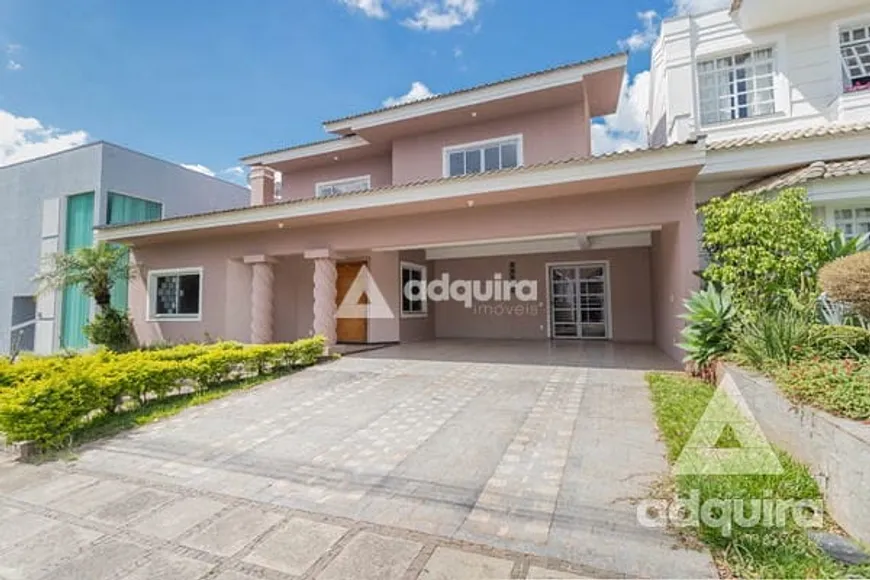 Foto 1 de Casa de Condomínio com 4 Quartos à venda, 365m² em Órfãs, Ponta Grossa