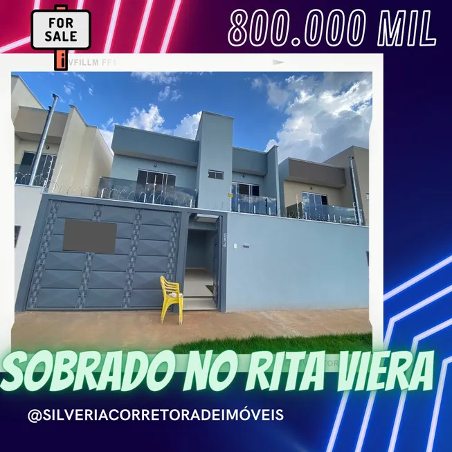 Foto 1 de Sobrado com 2 Quartos à venda, 120m² em Parque Residencial Rita Vieira, Campo Grande