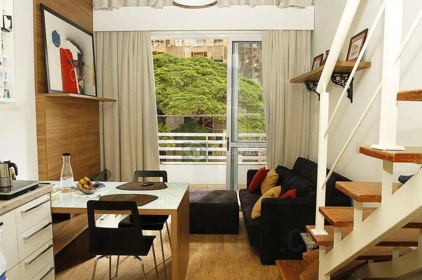 Foto 1 de Flat com 1 Quarto para venda ou aluguel, 41m² em Brooklin, São Paulo