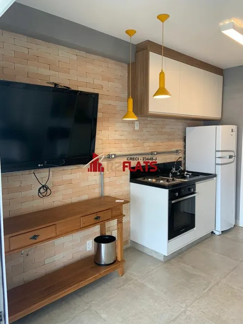 Foto 1 de Flat com 1 Quarto à venda, 33m² em Brooklin, São Paulo