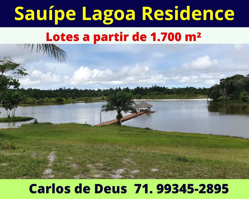 Foto 1 de Lote/Terreno à venda, 1700m² em Costa do Sauípe, Mata de São João