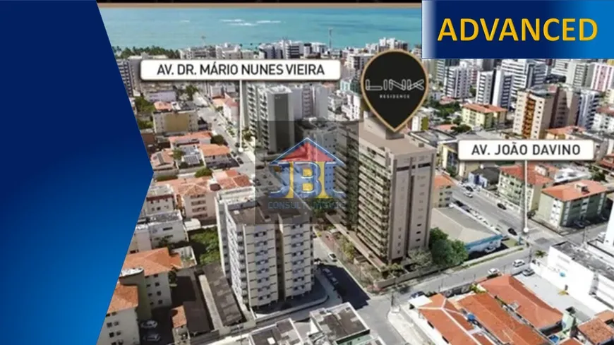 Foto 1 de Apartamento com 2 Quartos à venda, 68m² em Jatiúca, Maceió