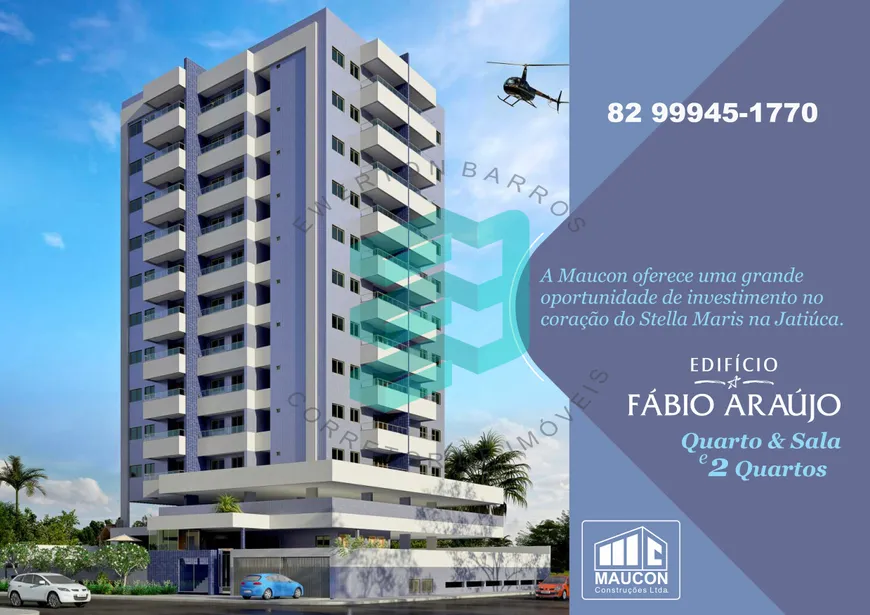 Foto 1 de Apartamento com 2 Quartos à venda, 60m² em Jatiúca, Maceió