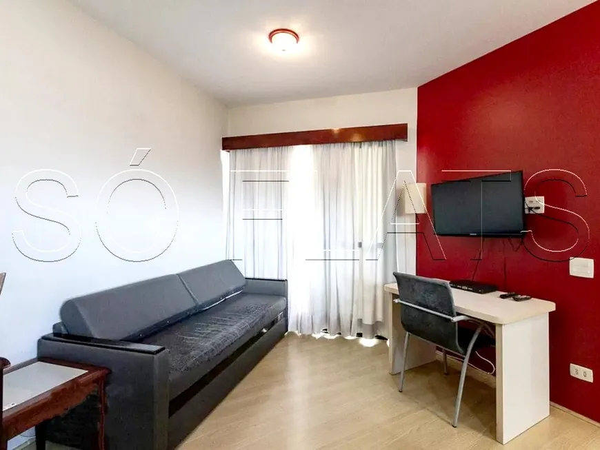 Foto 1 de Flat com 1 Quarto à venda, 42m² em Consolação, São Paulo