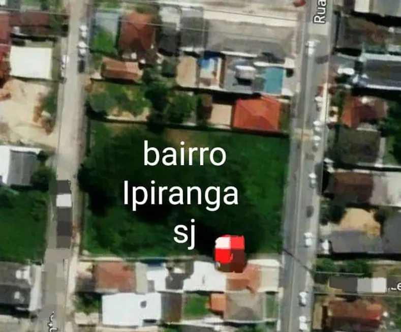 Foto 1 de Lote/Terreno à venda, 2532m² em Ipiranga, São José