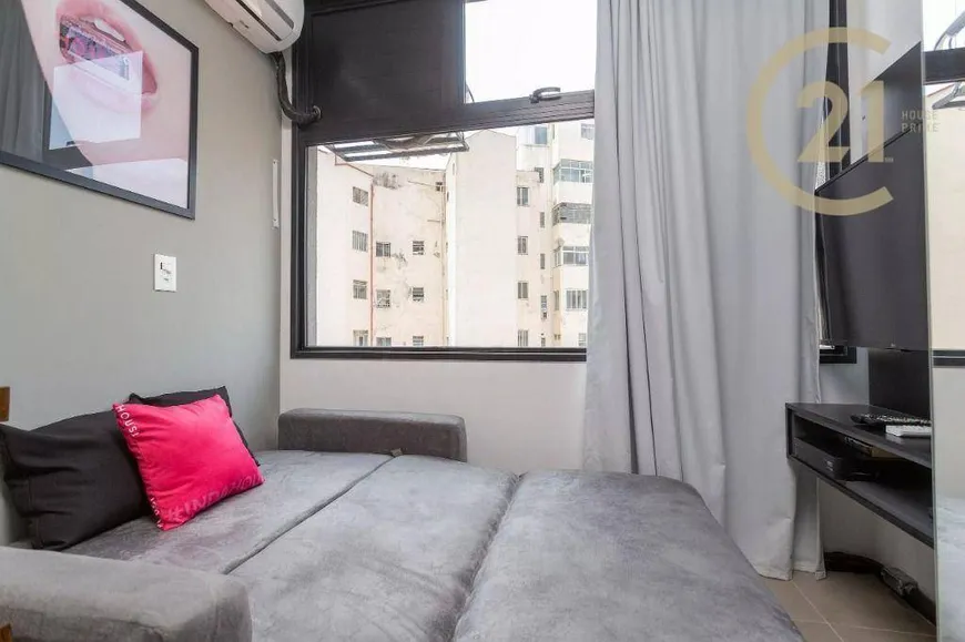 Foto 1 de Apartamento com 1 Quarto para venda ou aluguel, 10m² em Higienópolis, São Paulo