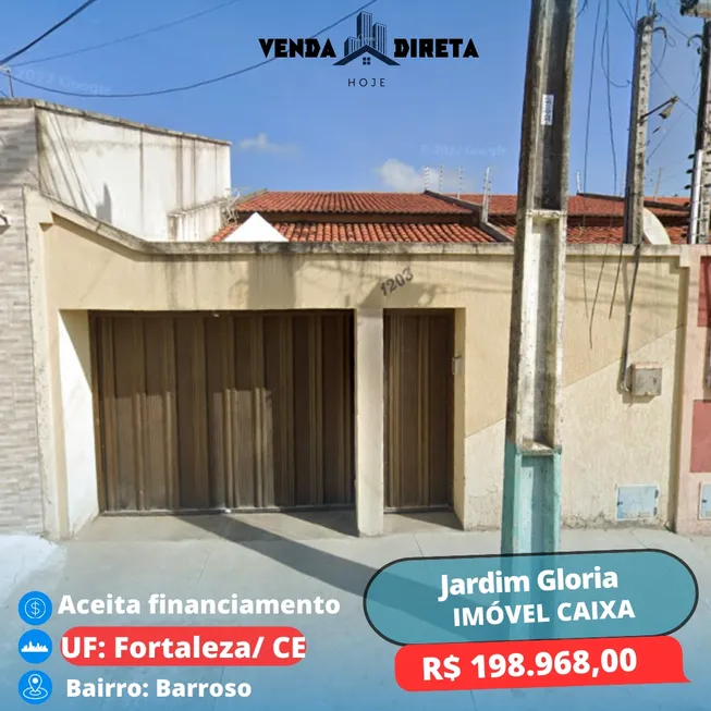 Foto 1 de Casa com 3 Quartos à venda, 130m² em Barroso, Fortaleza