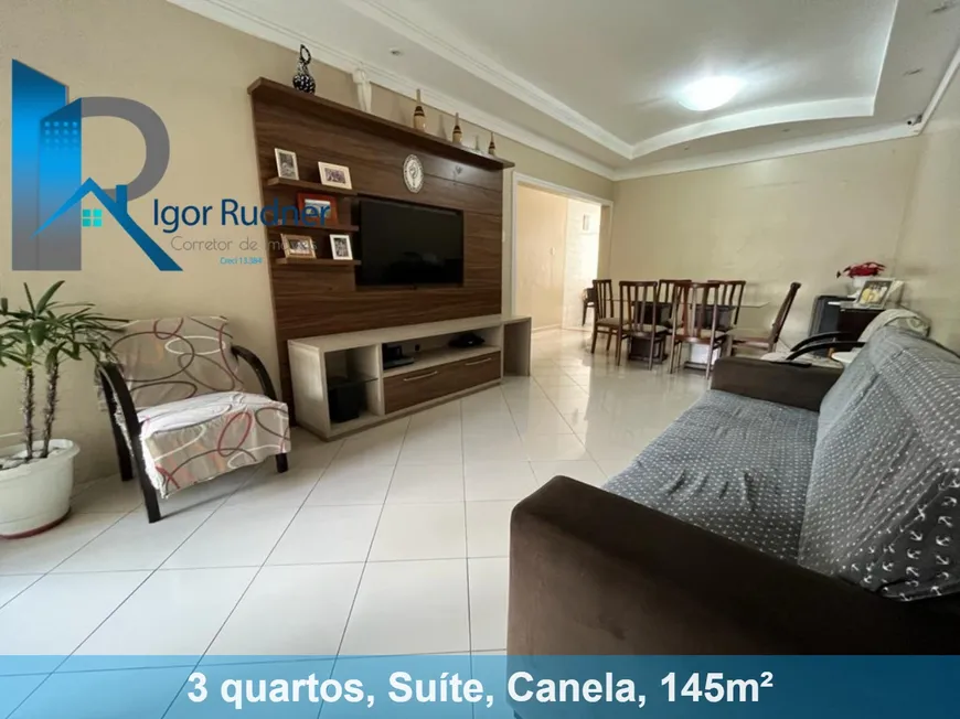 Foto 1 de Apartamento com 3 Quartos à venda, 145m² em Canela, Salvador