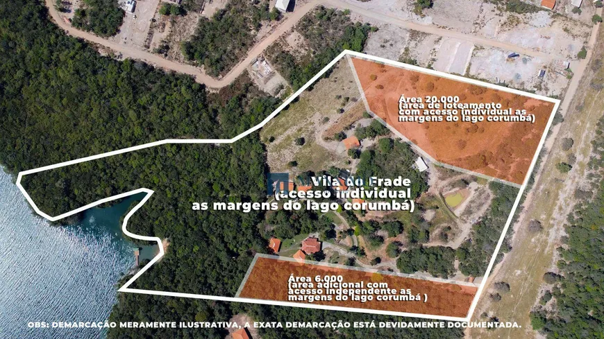 Foto 1 de Lote/Terreno à venda, 20000m² em Alexania, Alexânia