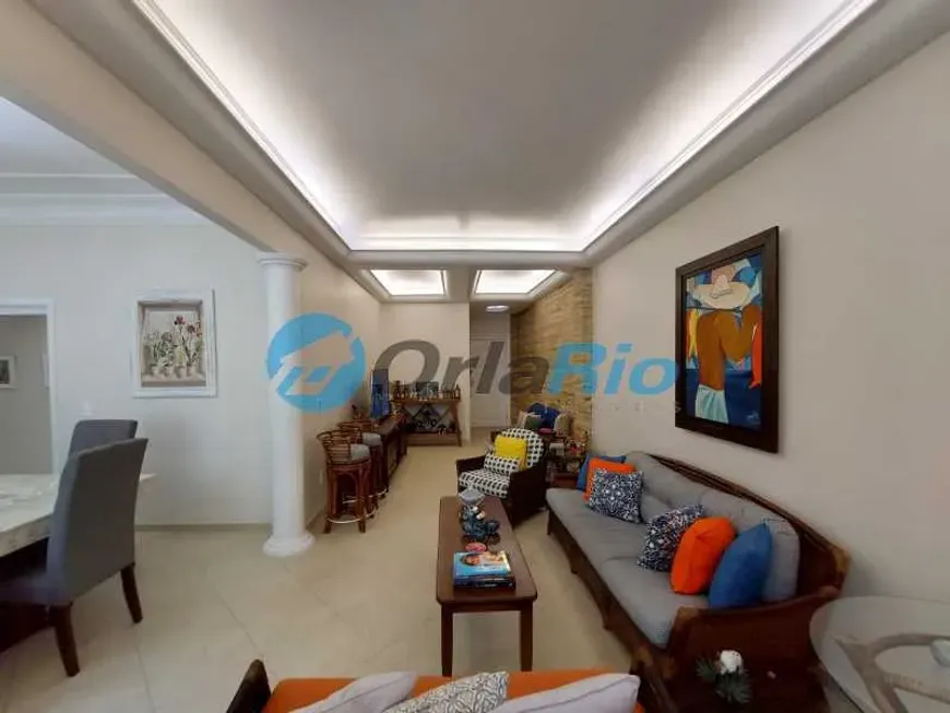 Foto 1 de Apartamento com 3 Quartos à venda, 117m² em Leme, Rio de Janeiro