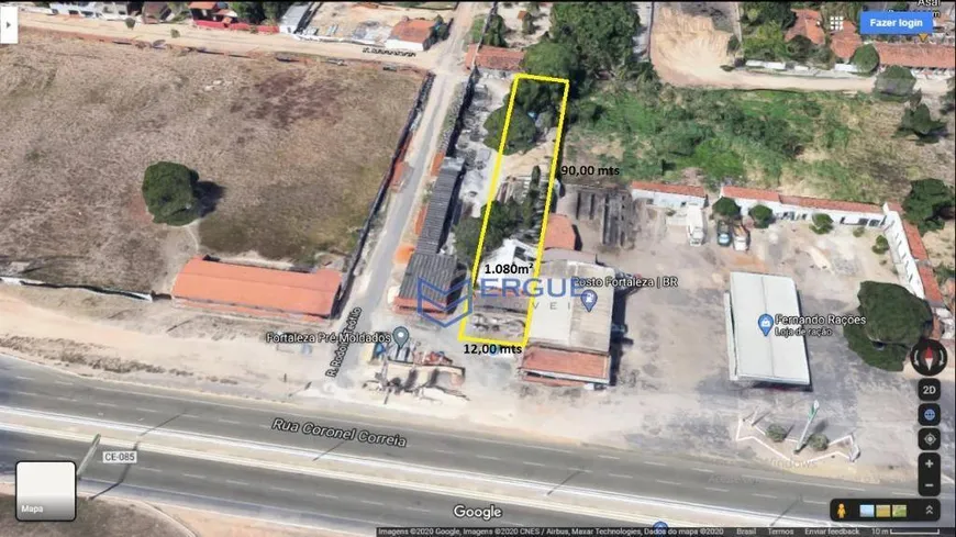 Foto 1 de Lote/Terreno para venda ou aluguel, 1080m² em Tabapuã, Caucaia