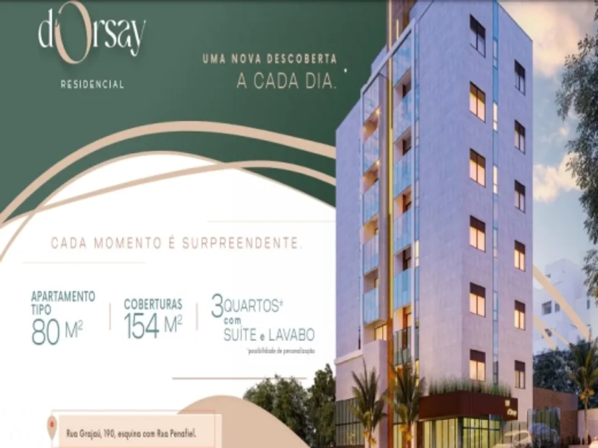 Foto 1 de Apartamento com 3 Quartos à venda, 80m² em Anchieta, Belo Horizonte
