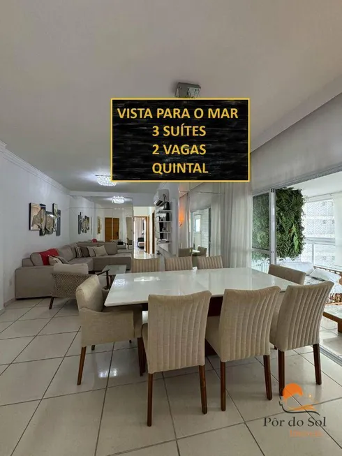 Foto 1 de Apartamento com 3 Quartos à venda, 123m² em Vila Guilhermina, Praia Grande