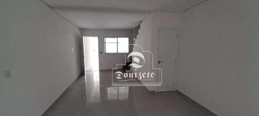 Foto 1 de Sobrado com 3 Quartos à venda, 122m² em Vila Homero Thon, Santo André