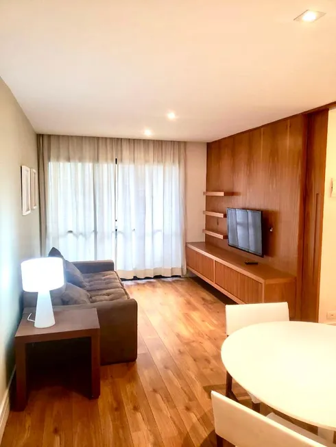 Foto 1 de Flat com 1 Quarto para alugar, 45m² em Jardins, São Paulo