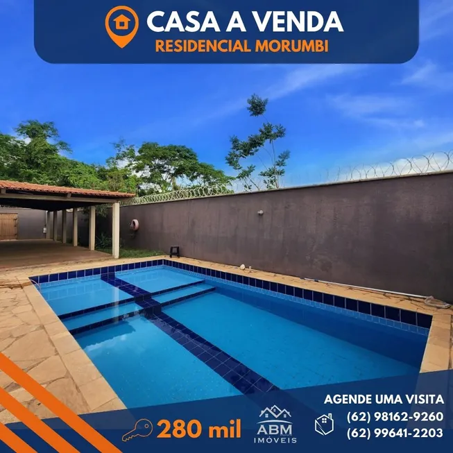 Foto 1 de Casa com 2 Quartos à venda, 220m² em Parque Residencial Morumbi , Senador Canedo