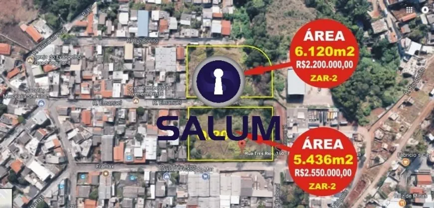 Foto 1 de Galpão/Depósito/Armazém à venda, 12000m² em Pilar, Belo Horizonte