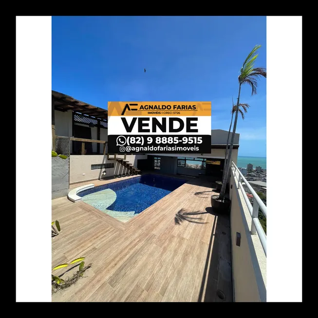 Foto 1 de Cobertura com 5 Quartos à venda, 530m² em Farol, Maceió