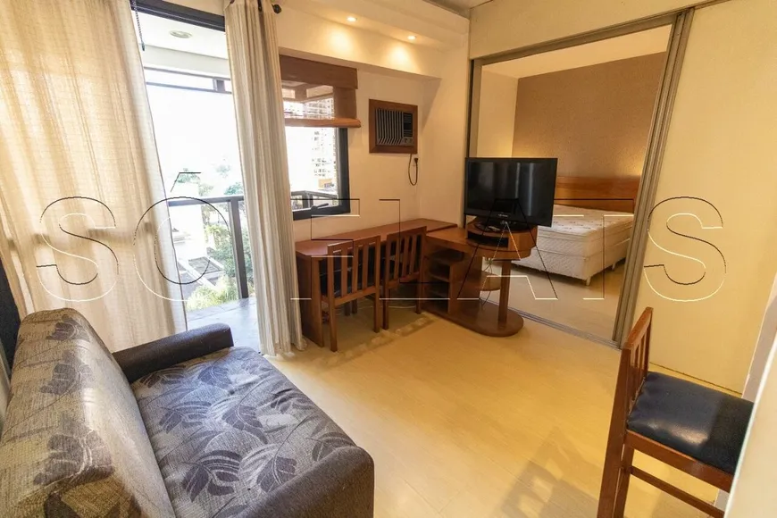 Foto 1 de Flat com 1 Quarto para alugar, 25m² em Moema, São Paulo