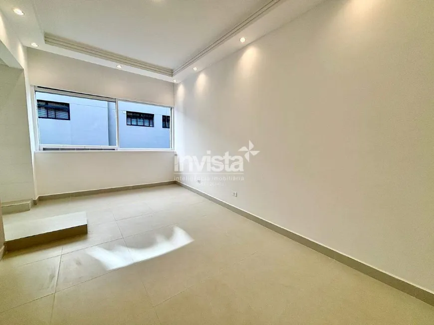 Foto 1 de Apartamento com 1 Quarto à venda, 45m² em Boqueirão, Santos