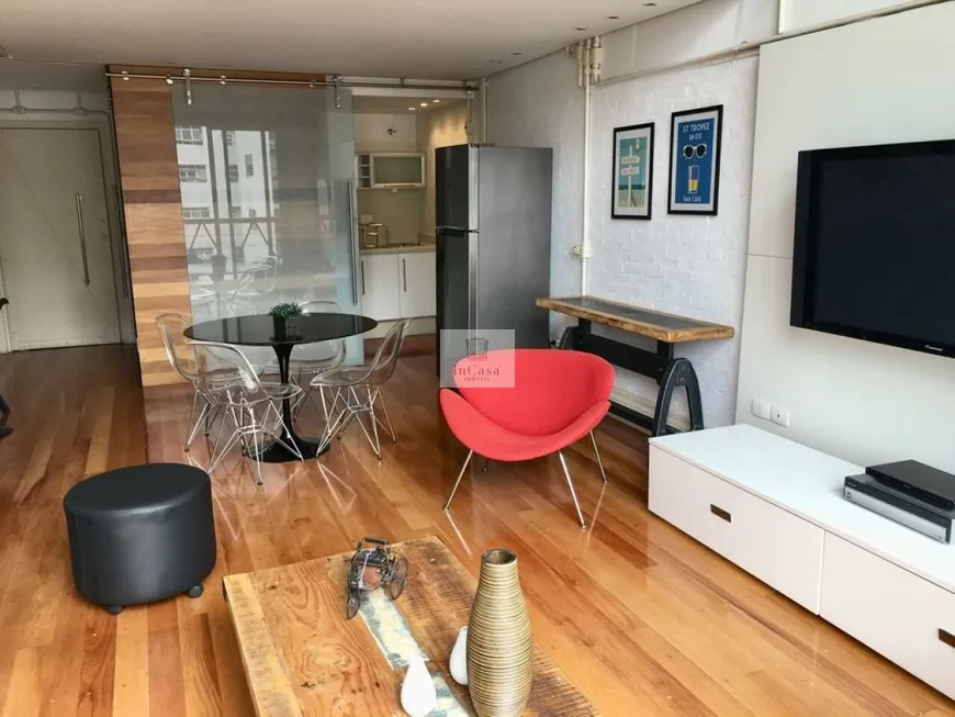 Foto 1 de Apartamento com 1 Quarto para alugar, 78m² em Itaim Bibi, São Paulo