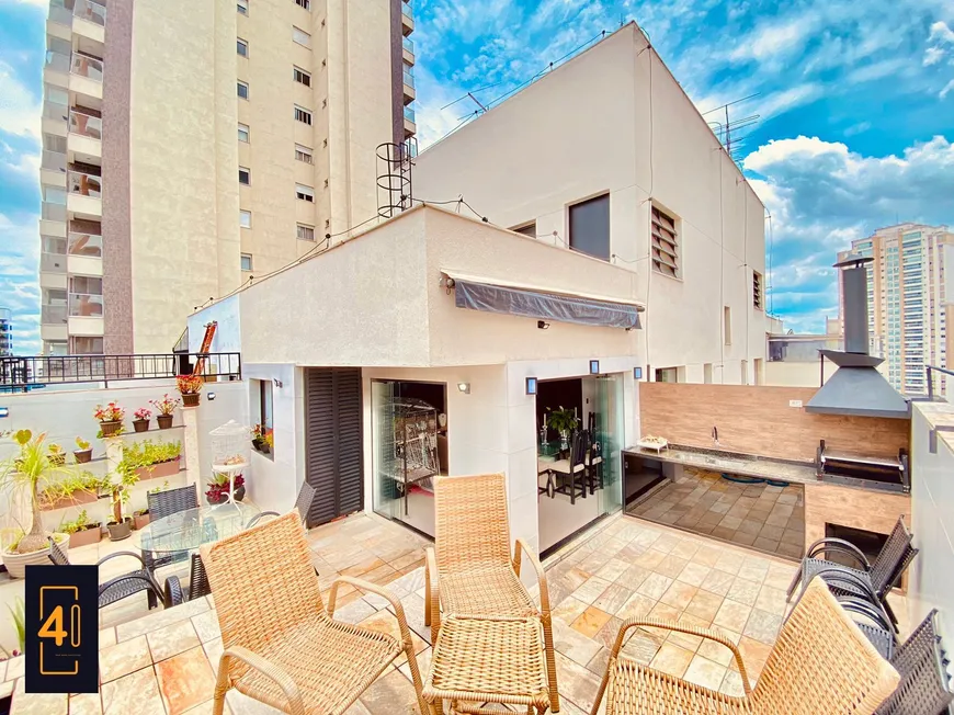 Foto 1 de Cobertura com 3 Quartos à venda, 180m² em Jardim Anália Franco, São Paulo