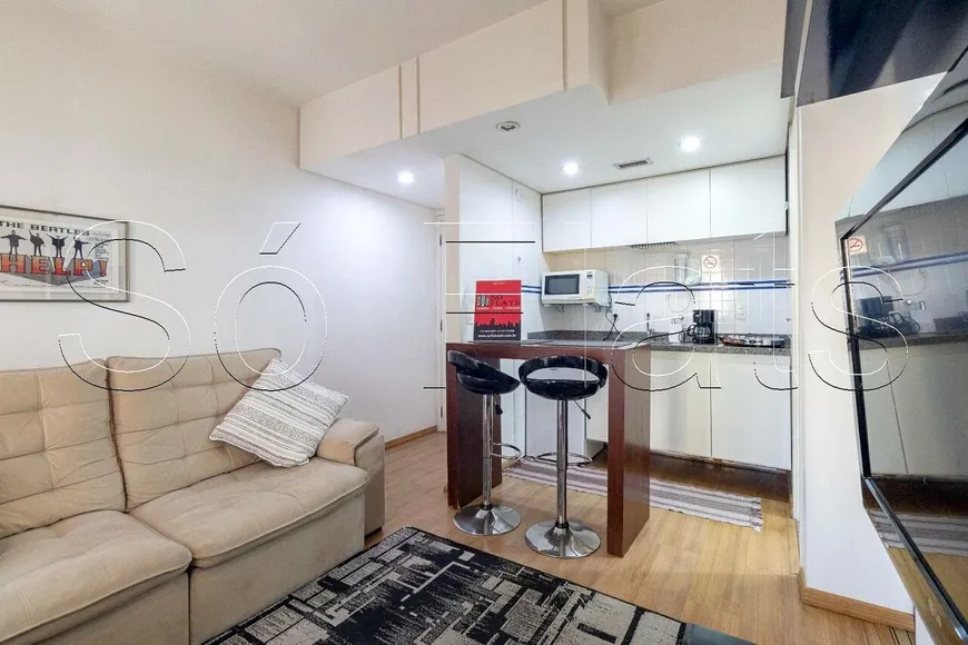 Foto 1 de Flat com 1 Quarto à venda, 37m² em Moema, São Paulo