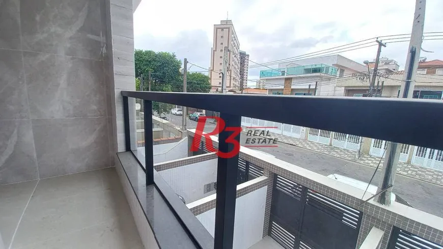 Foto 1 de Sobrado com 3 Quartos à venda, 100m² em Embaré, Santos