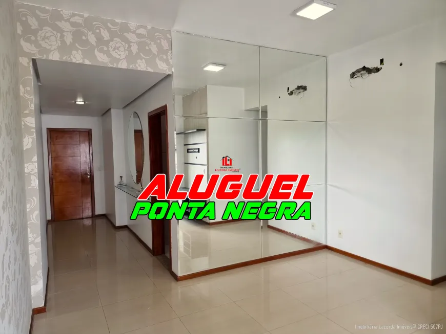 Foto 1 de Apartamento com 3 Quartos para alugar, 94m² em Ponta Negra, Manaus