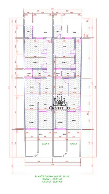 Foto 1 de Casa com 3 Quartos à venda, 86m² em Columbia, Londrina