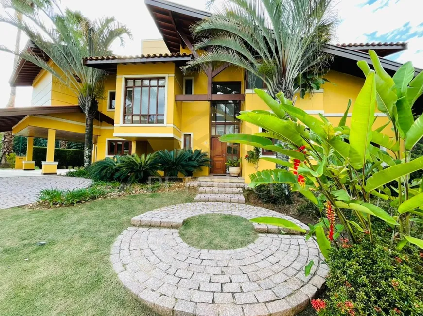 Foto 1 de Casa de Condomínio com 4 Quartos para venda ou aluguel, 590m² em Sítios de Recreio Gramado, Campinas