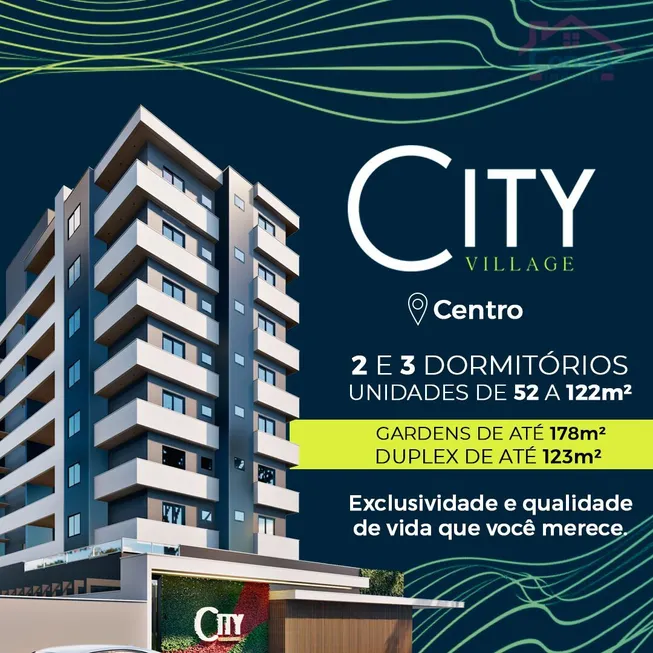 Foto 1 de Cobertura com 3 Quartos à venda, 123m² em Vila Bancaria , Campo Largo