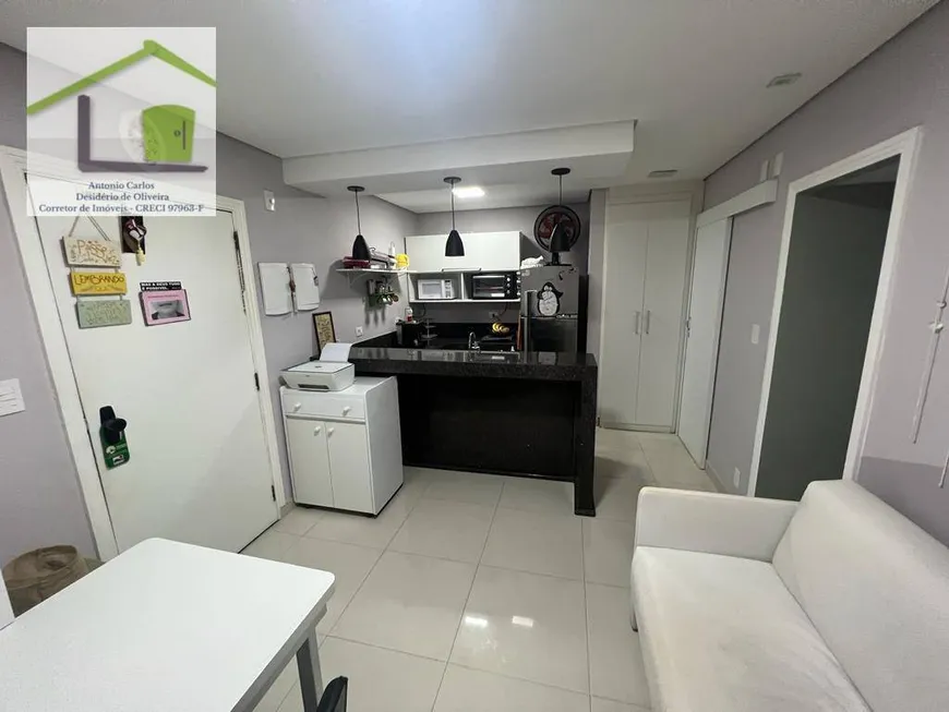 Foto 1 de Flat com 1 Quarto à venda, 35m² em Centro, São Vicente