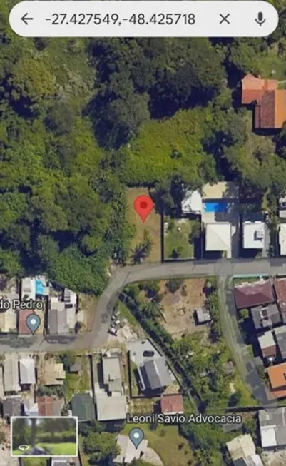 Foto 1 de Lote/Terreno à venda, 495m² em Cachoeira do Bom Jesus, Florianópolis