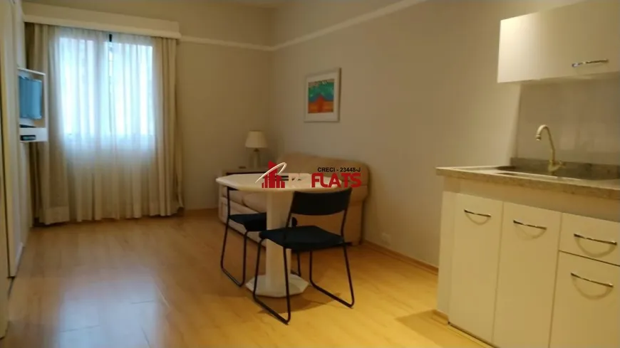 Foto 1 de Flat com 1 Quarto à venda, 33m² em Jardins, São Paulo