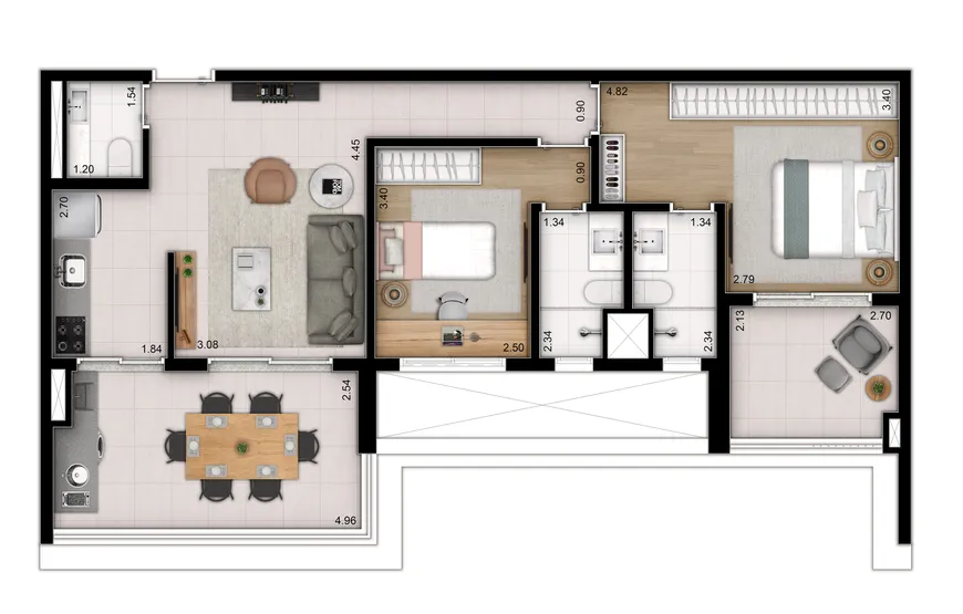 Foto 1 de Apartamento com 3 Quartos à venda, 163m² em Vila Clementino, São Paulo