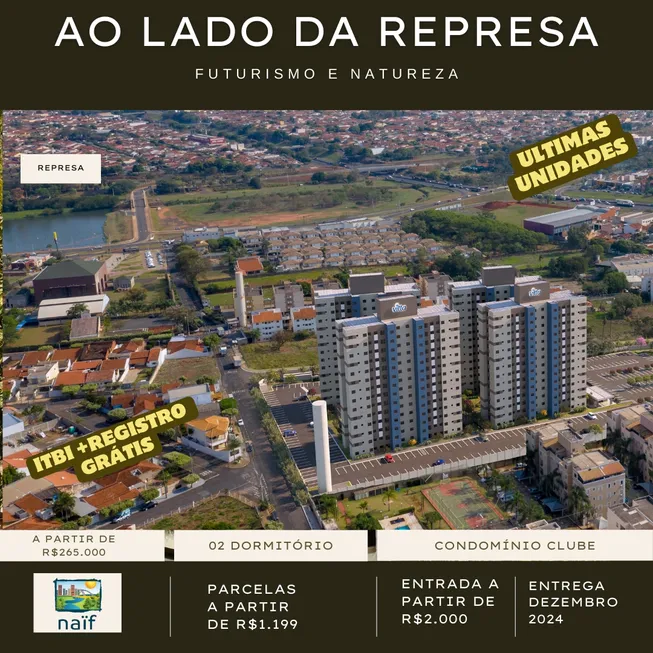 Foto 1 de Apartamento com 2 Quartos à venda, 47m² em Jardim Yolanda, São José do Rio Preto