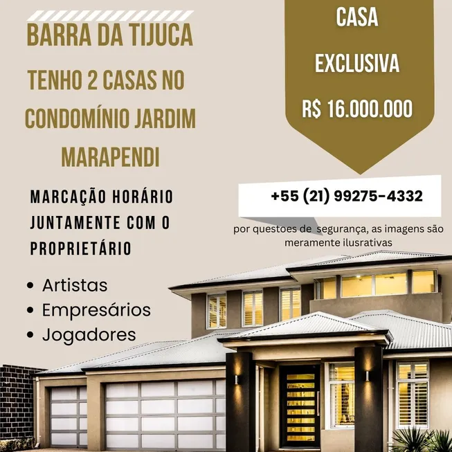 Foto 1 de Casa com 5 Quartos à venda, 1000m² em Barra da Tijuca, Rio de Janeiro