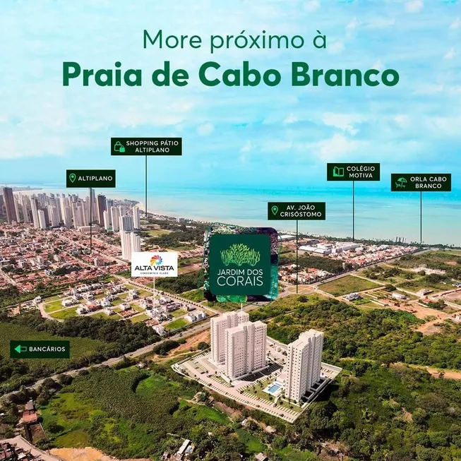 Foto 1 de Apartamento com 2 Quartos à venda, 44m² em Portal do Sol, João Pessoa